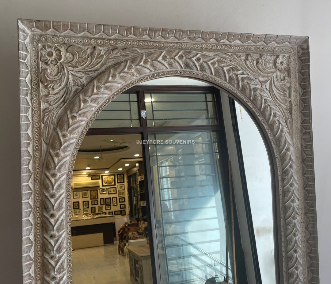 Hand carved Long standing Vanity wooden Mirror frame
