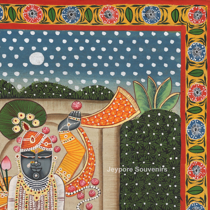 Handcrafted Pichwai Style Shrinathji Painting