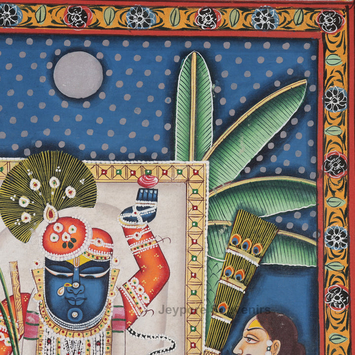 Handcrafted Pichwai Style Shrinathji Painting