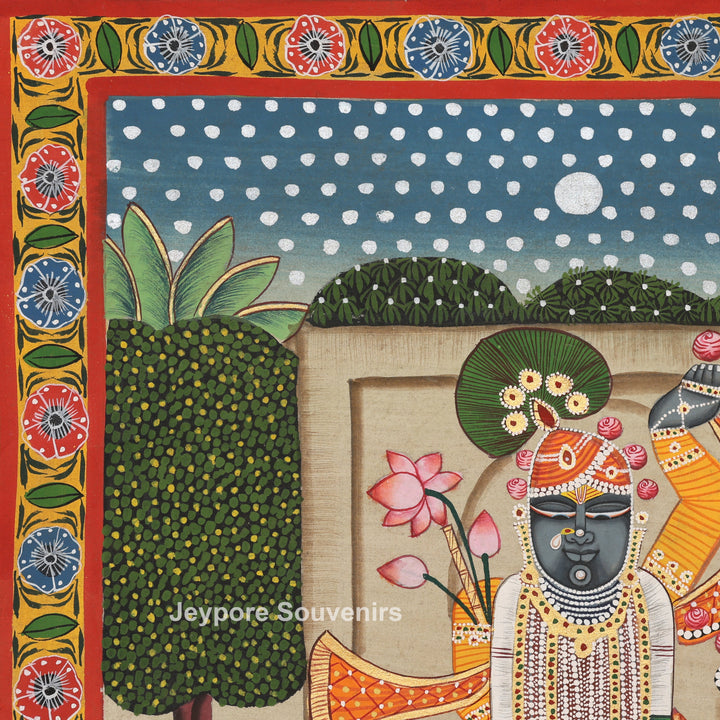 Handcrafted Pichwai Style Shrinathji Painting