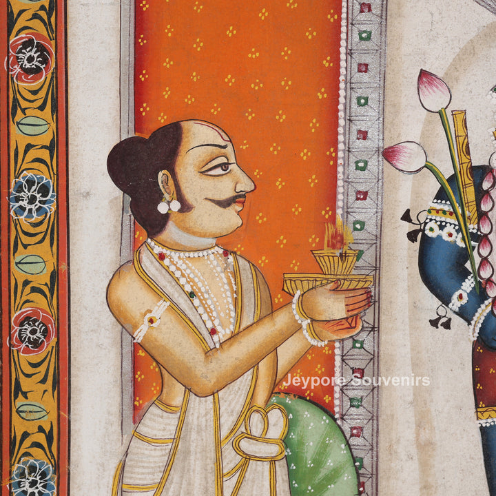Handcrafted Pichwai Shrinathji Painting – Traditional Nathdwara Art