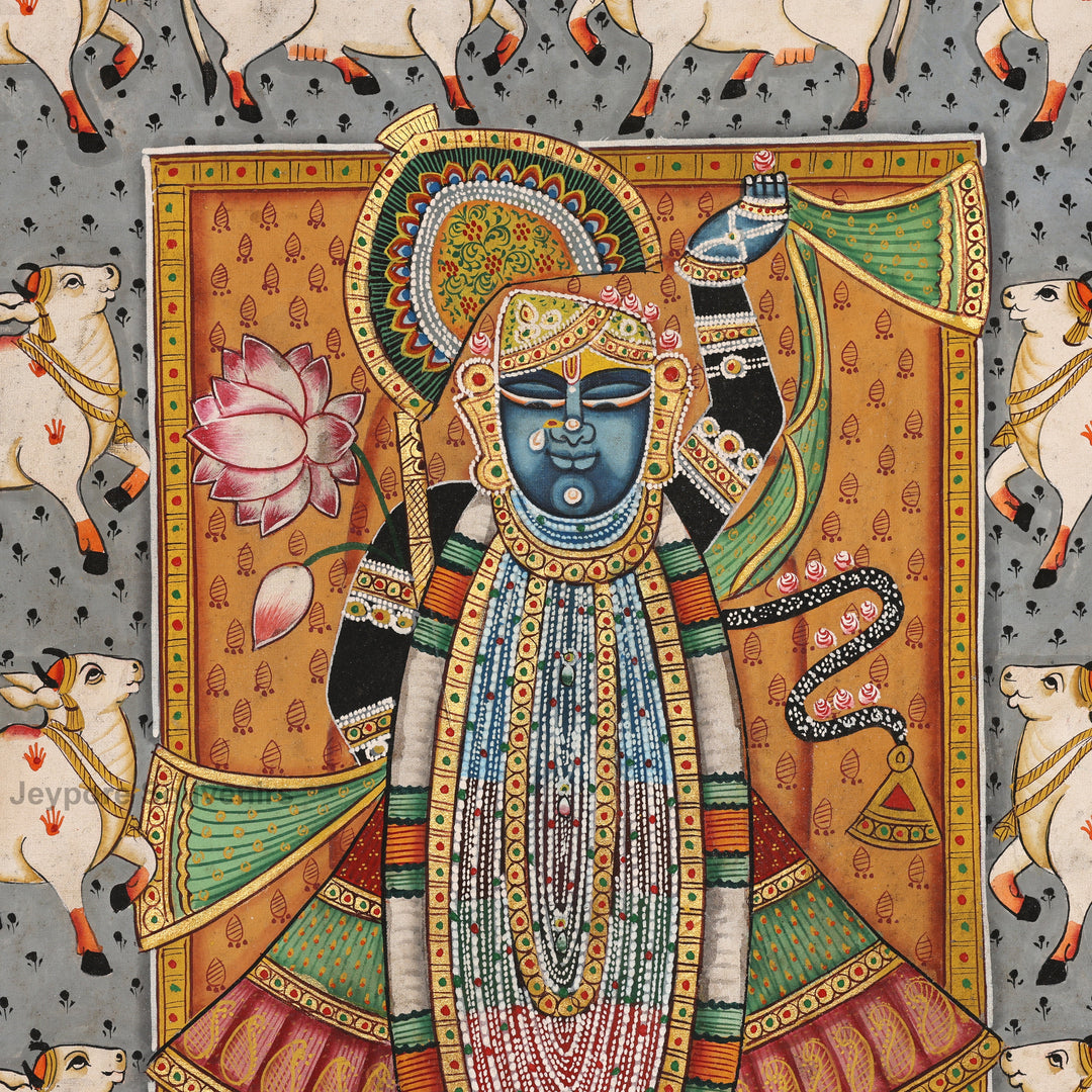 Handcrafted Pichwai Style Shrinathji Painting