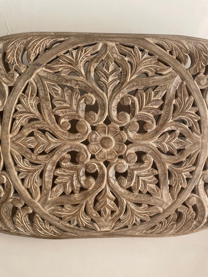 Hand carved Wooden Wall Hanging panel