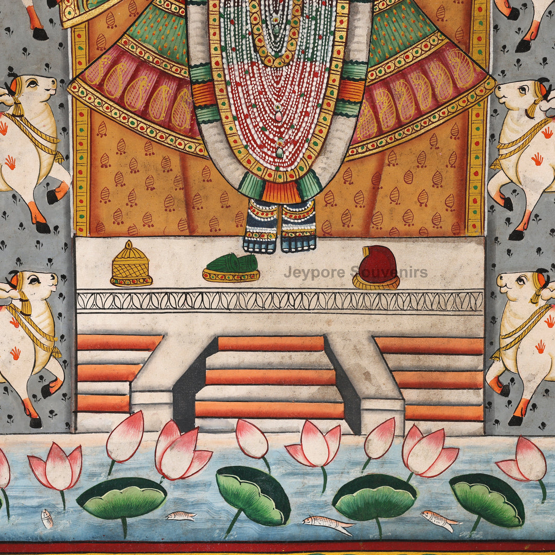 Handcrafted Pichwai Style Shrinathji Painting