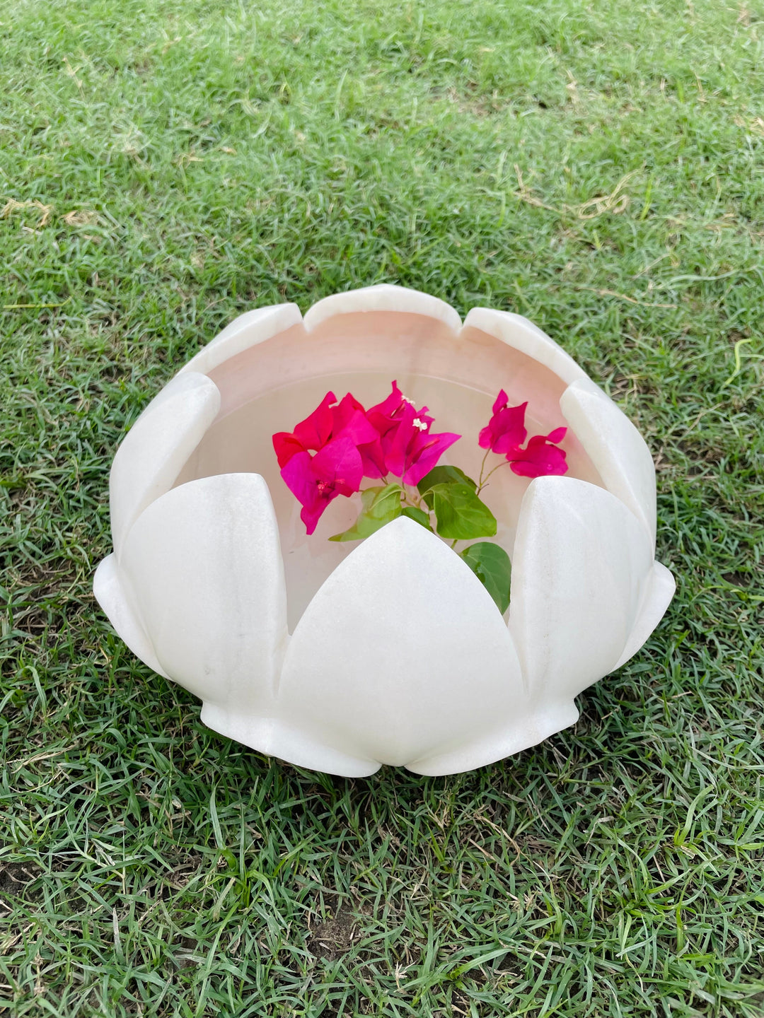Lotus Shaped Marble Urli