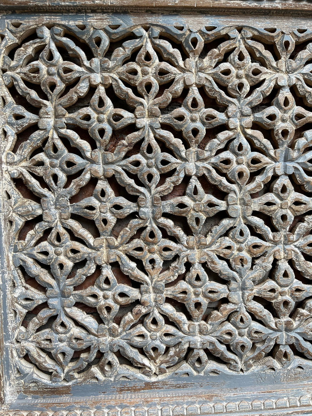 Wooden hand carved Wall Panel/Jali
