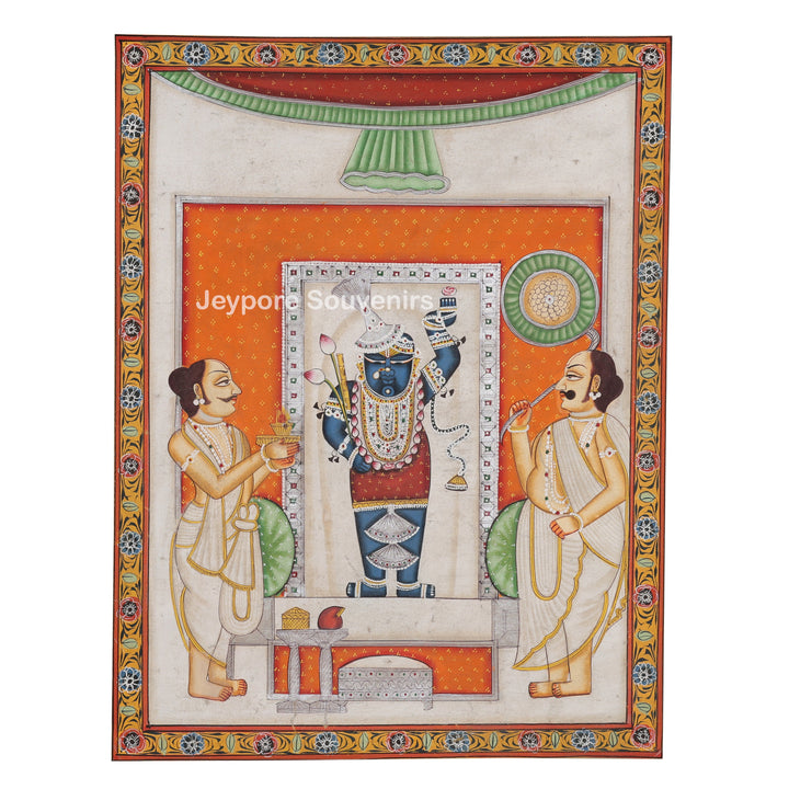 Handcrafted Pichwai Shrinathji Painting – Traditional Nathdwara Art