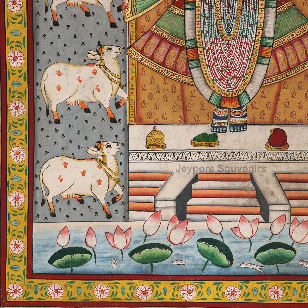 Handcrafted Pichwai Style Shrinathji Painting