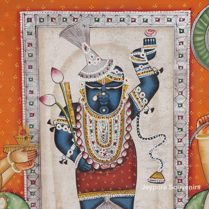 Handcrafted Pichwai Shrinathji Painting – Traditional Nathdwara Art