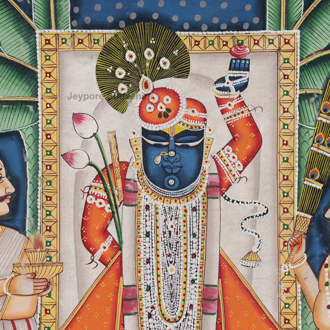 Handcrafted Pichwai Style Shrinathji Painting