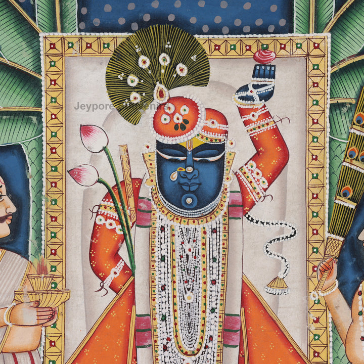 Handcrafted Pichwai Style Shrinathji Painting