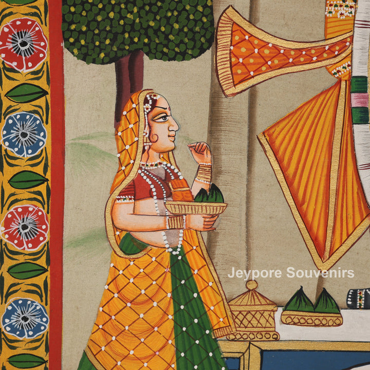 Handcrafted Pichwai Style Shrinathji Painting