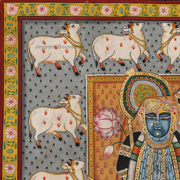 Handcrafted Pichwai Style Shrinathji Painting