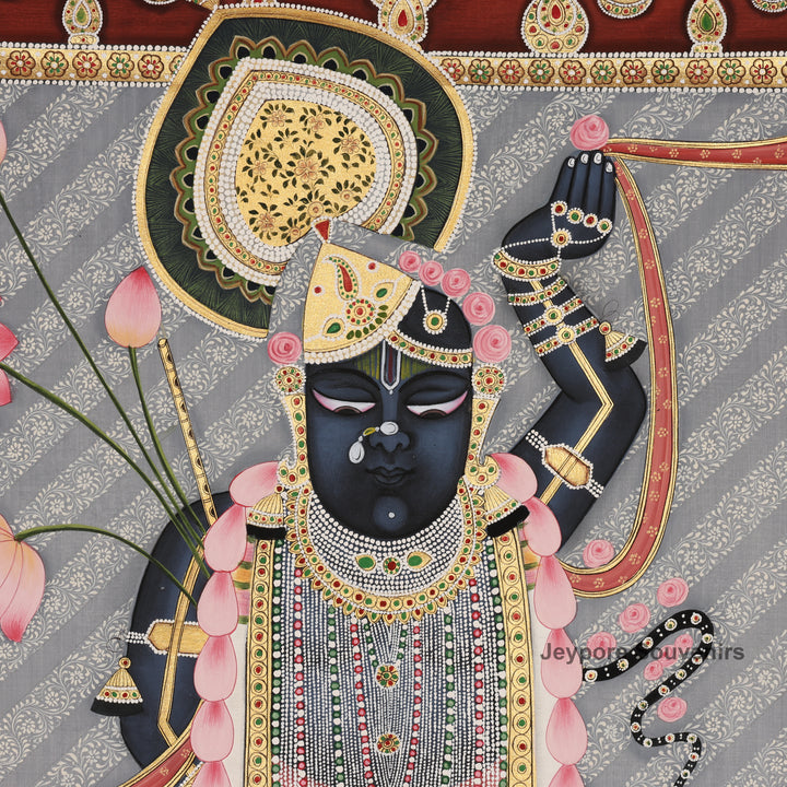 Shrinathji Sacred Cow - Pichwai Painting