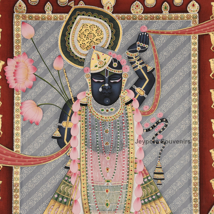 Shrinathji Sacred Cow - Pichwai Painting