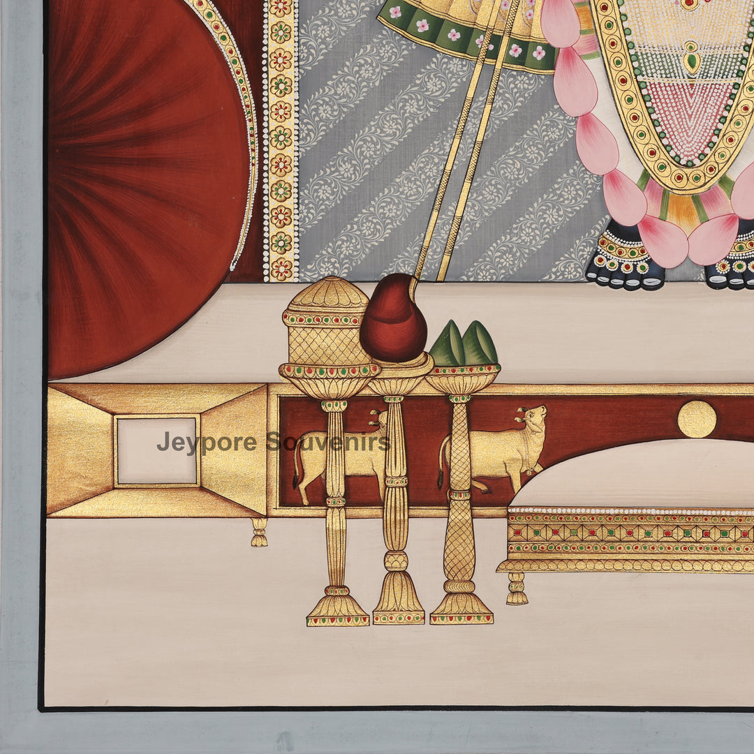 Shrinathji Sacred Cow - Pichwai Painting