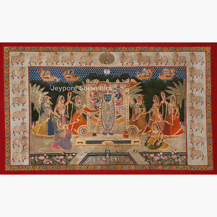 Shrinathji Raas Leela - Pichwai Painting