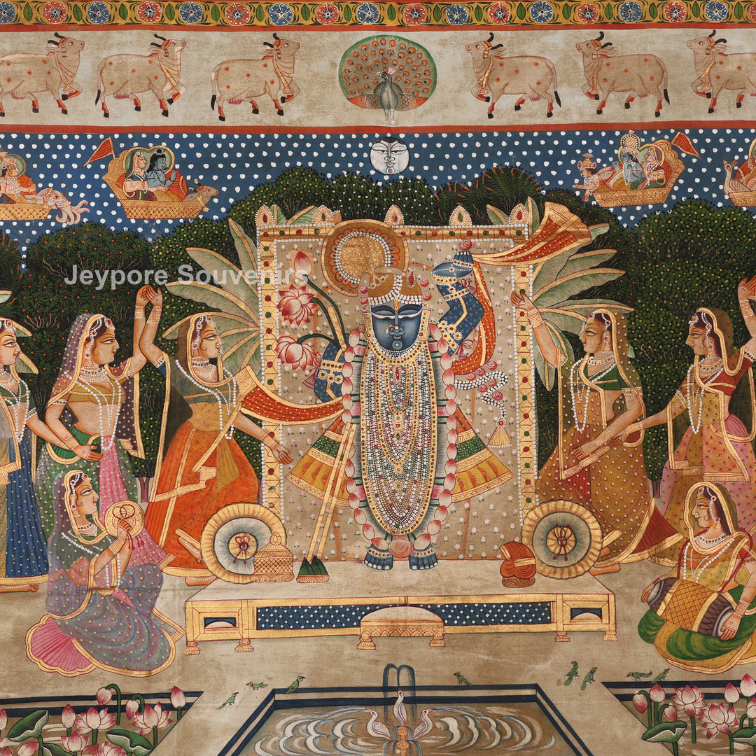 Shrinathji Raas Leela - Pichwai Painting