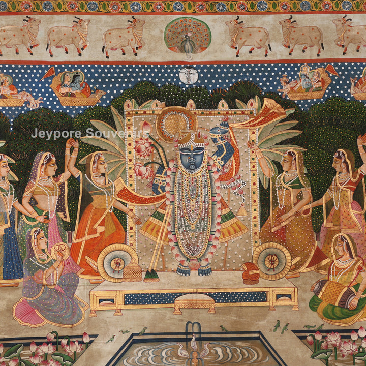 Shrinathji Raas Leela - Pichwai Painting