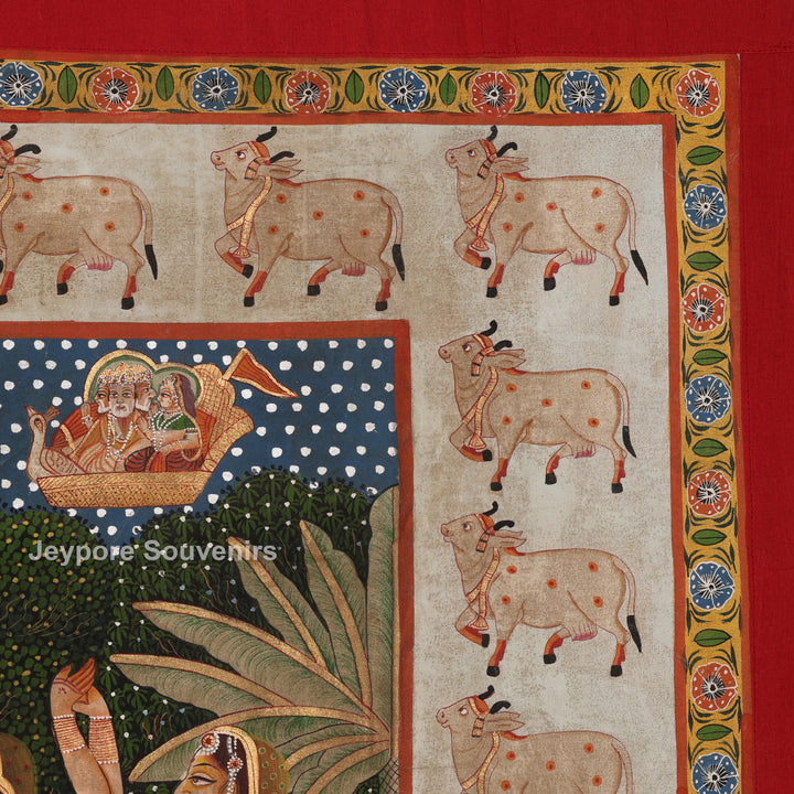 Shrinathji Raas Leela - Pichwai Painting