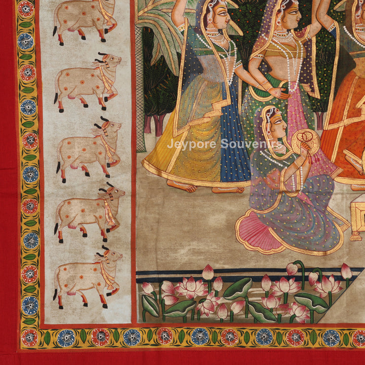 Shrinathji Raas Leela - Pichwai Painting