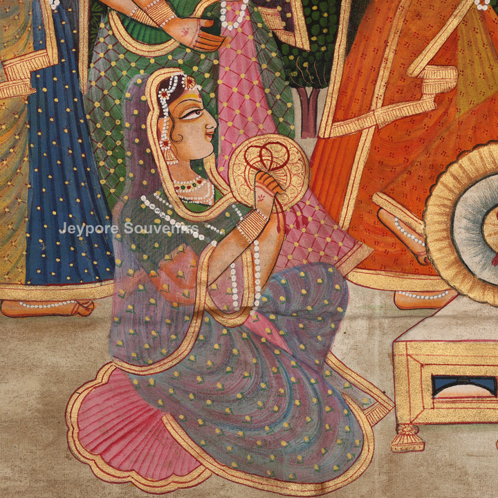 Shrinathji Raas Leela - Pichwai Painting