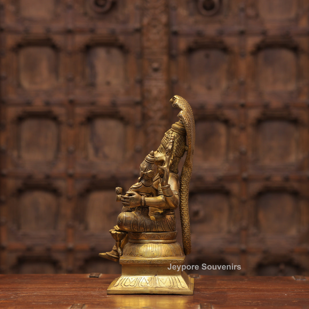 Handcrafted Brass Traditional Narasimha Swamy Statue