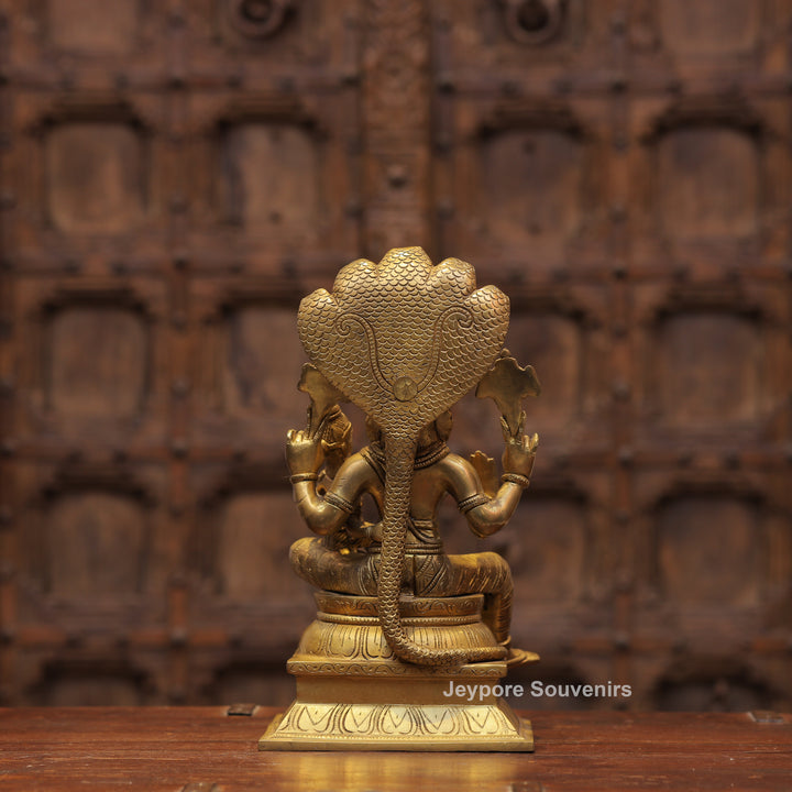 Handcrafted Brass Traditional Narasimha Swamy Statue