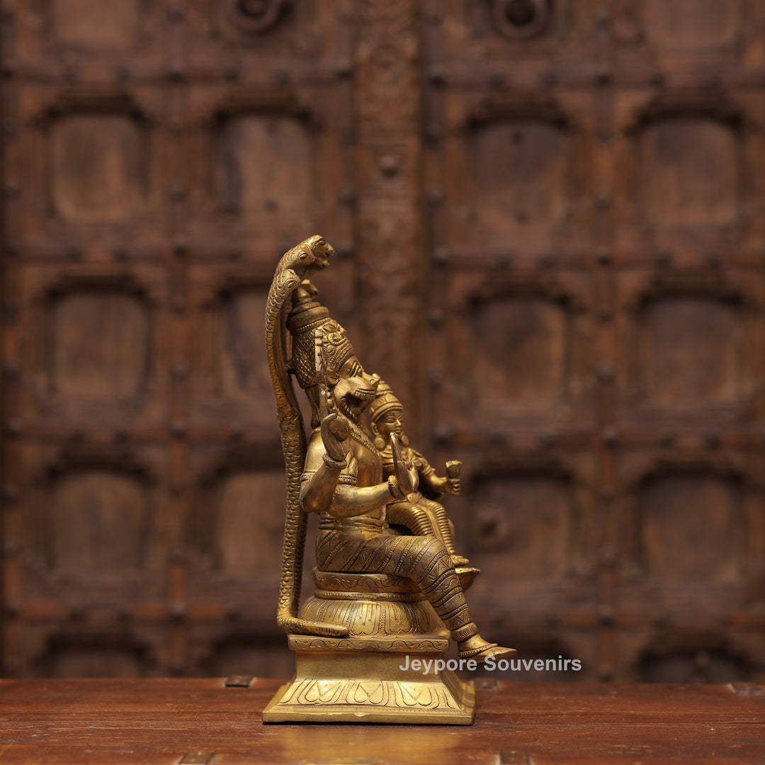 Handcrafted Brass Traditional Narasimha Swamy Statue