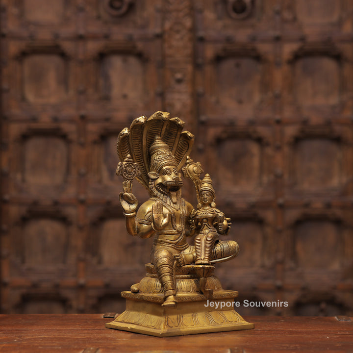 Handcrafted Brass Traditional Narasimha Swamy Statue