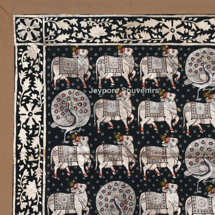 Shrinathji with Holy Cows - Pichwai