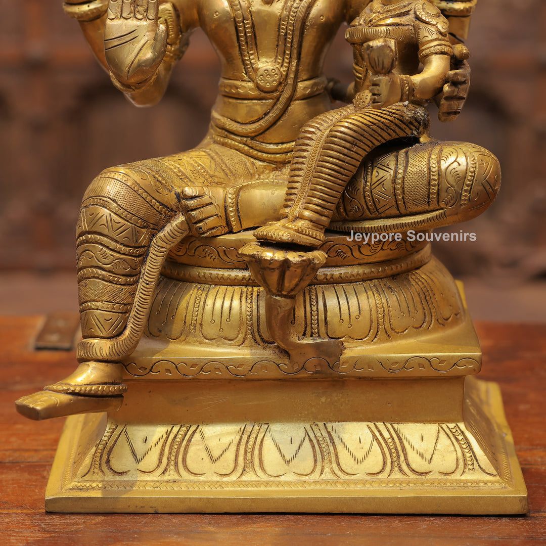 Handcrafted Brass Traditional Narasimha Swamy Statue