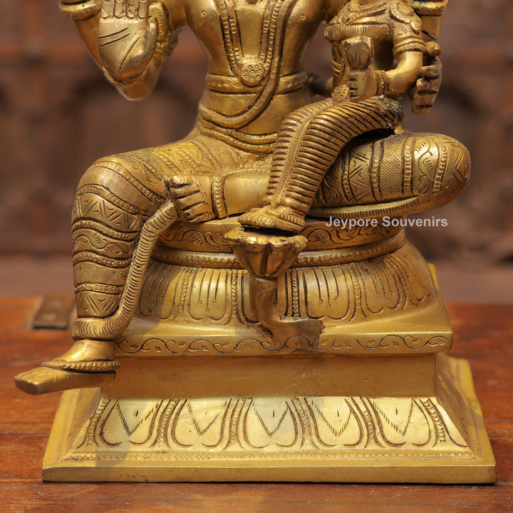 Handcrafted Brass Traditional Narasimha Swamy Statue