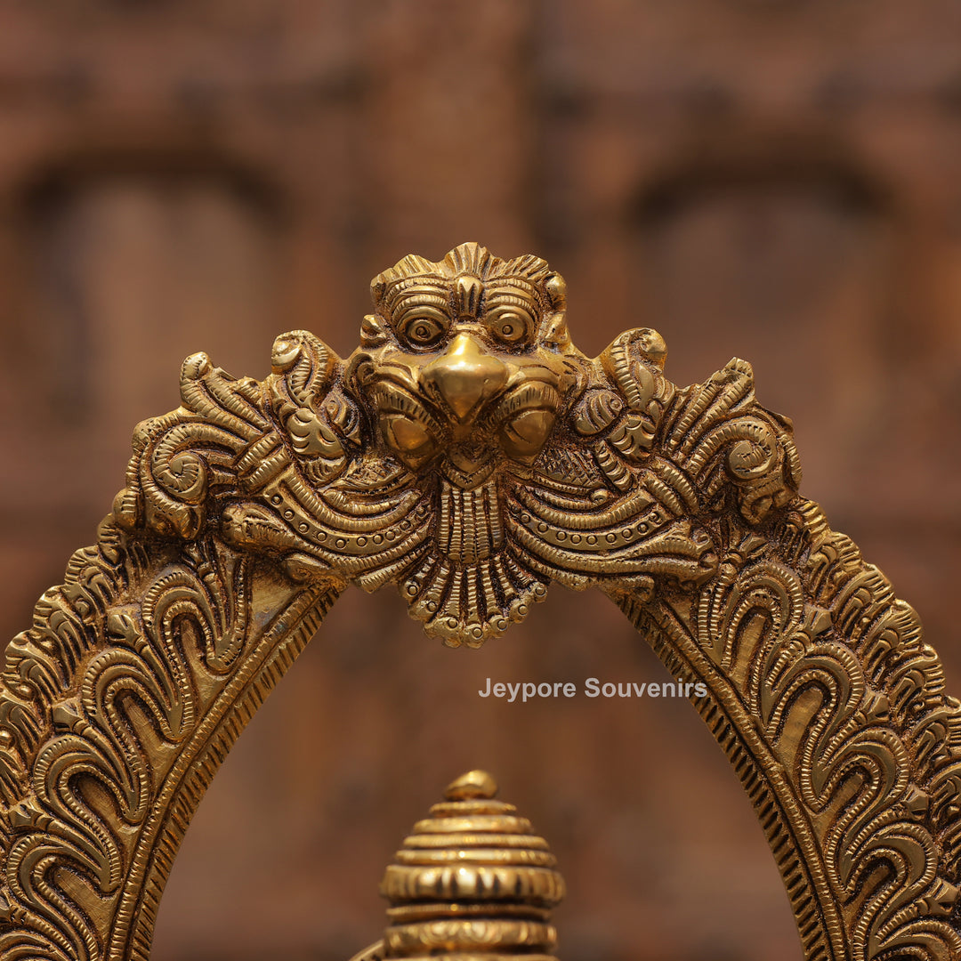 Handcrafted Brass Goddess Saraswati Statue with Veena