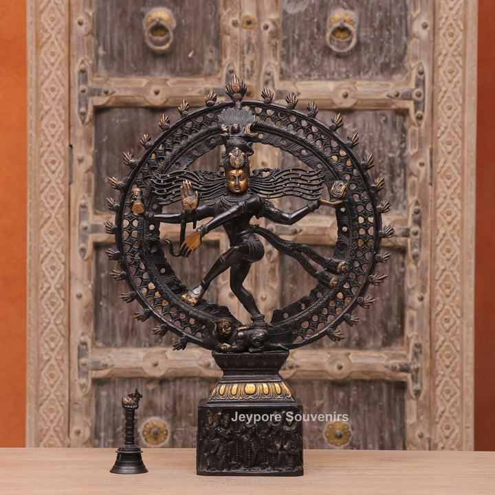 Handcrafted Brass Nataraja Statue – Dancing Shiva Sculpture