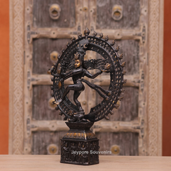 Handcrafted Brass Nataraja Statue – Dancing Shiva Sculpture