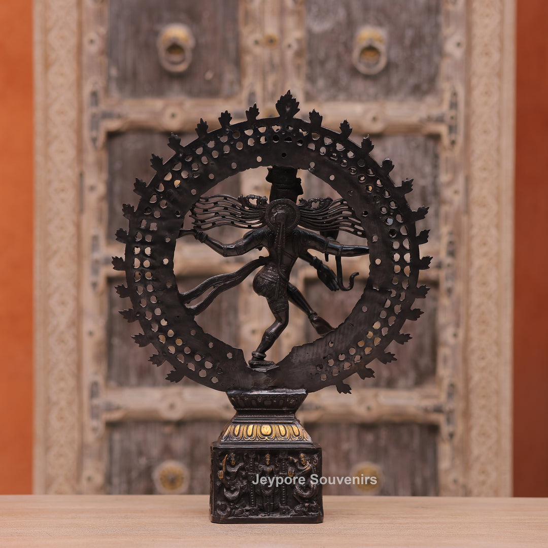 Handcrafted Brass Nataraja Statue – Dancing Shiva Sculpture