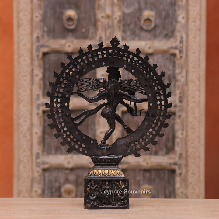 Handcrafted Brass Nataraja Statue – Dancing Shiva Sculpture