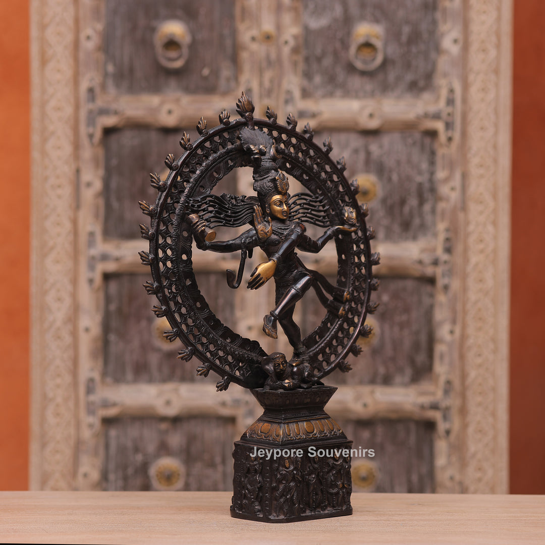 Handcrafted Brass Nataraja Statue – Dancing Shiva Sculpture