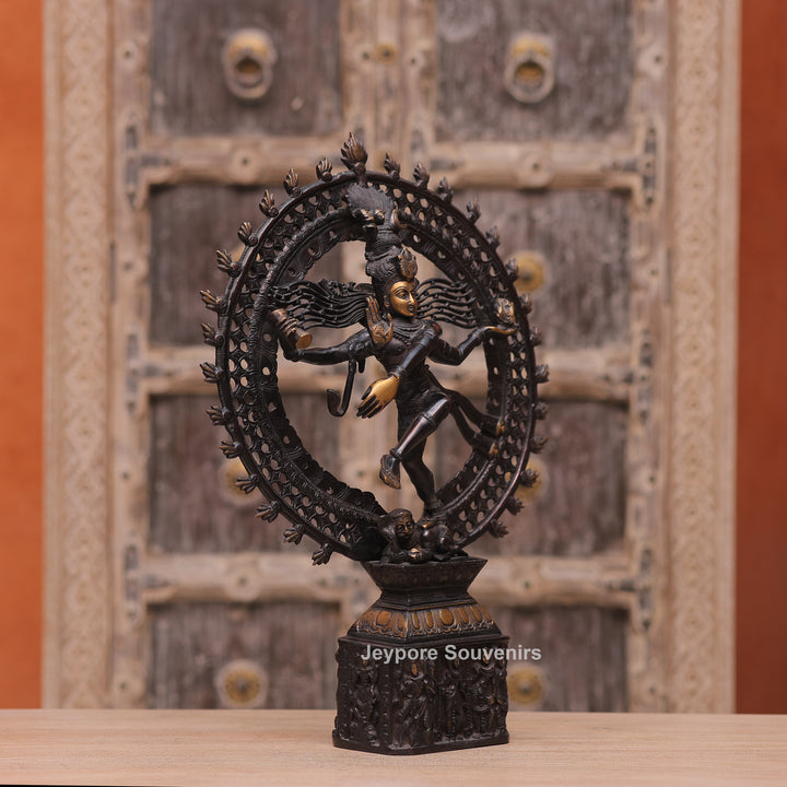 Handcrafted Brass Nataraja Statue – Dancing Shiva Sculpture