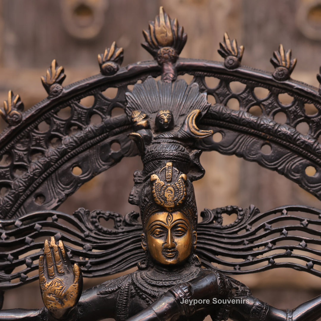Handcrafted Brass Nataraja Statue – Dancing Shiva Sculpture