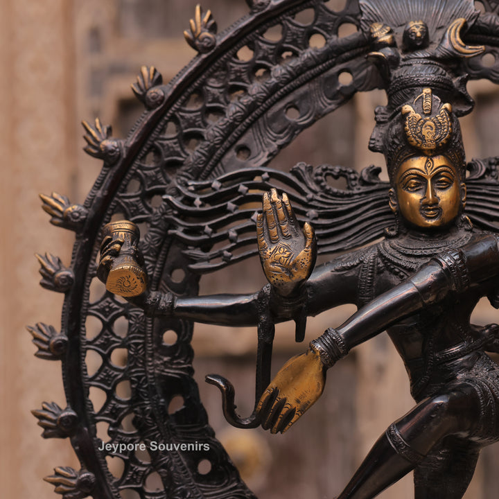 Handcrafted Brass Nataraja Statue – Dancing Shiva Sculpture