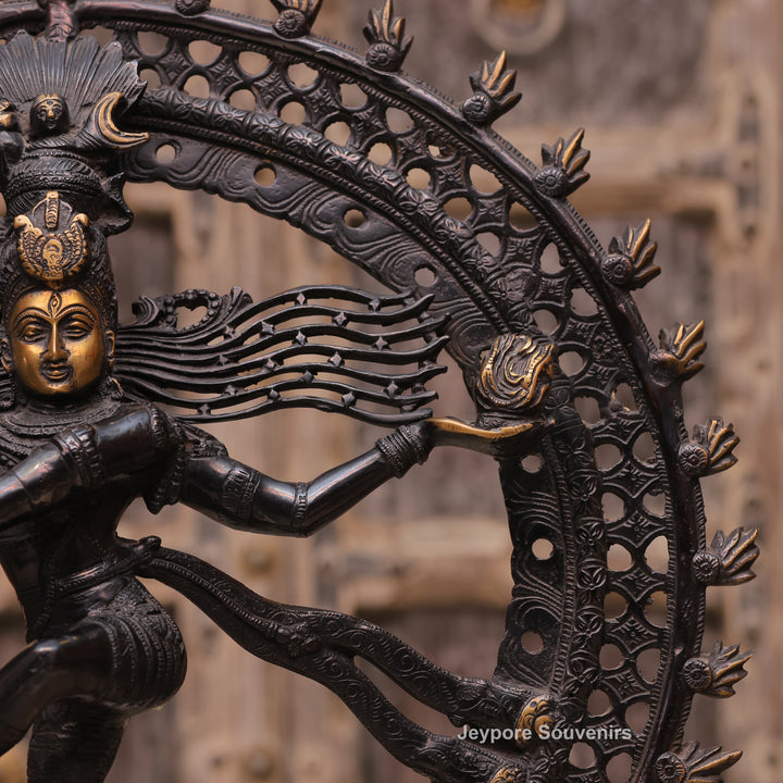 Handcrafted Brass Nataraja Statue – Dancing Shiva Sculpture