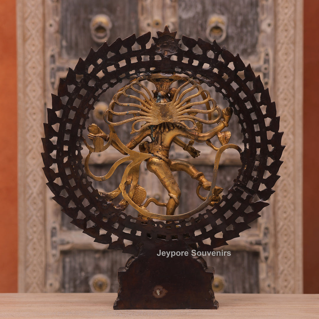 Handcrafted Brass Nataraja Statue – Dancing Shiva Sculpture