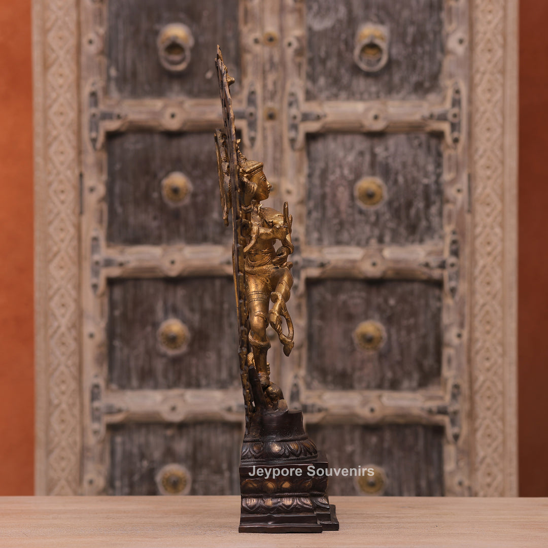 Handcrafted Brass Nataraja Statue – Dancing Shiva Sculpture