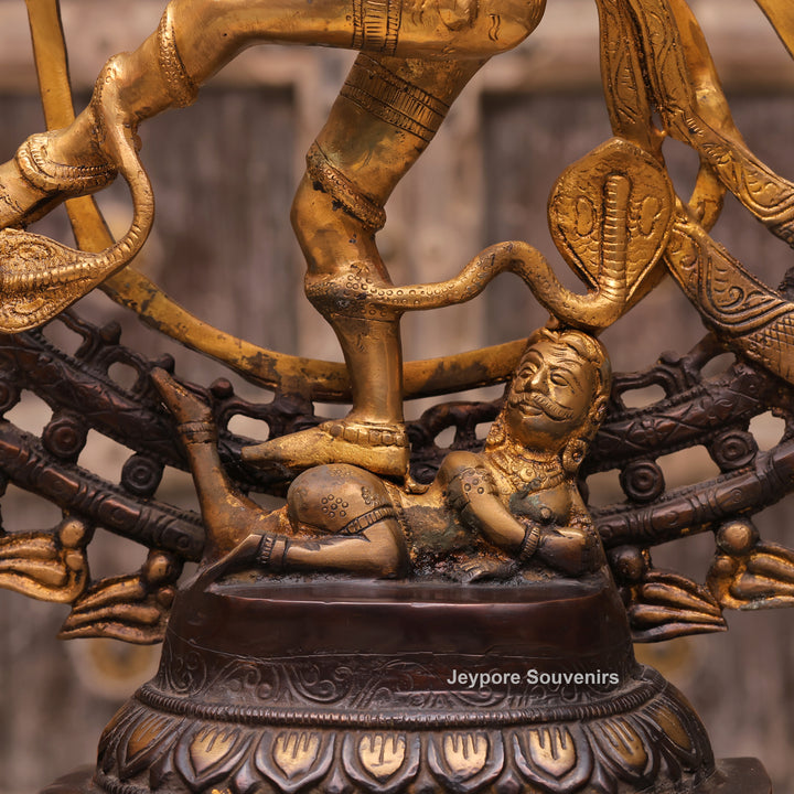 Handcrafted Brass Nataraja Statue – Dancing Shiva Sculpture