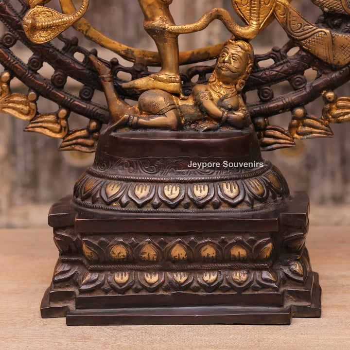 Handcrafted Brass Nataraja Statue – Dancing Shiva Sculpture