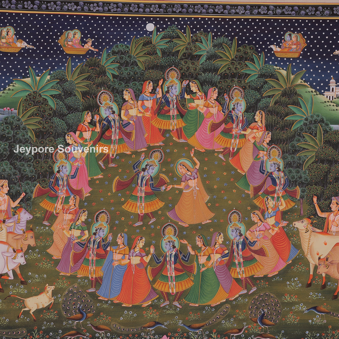 Radha &amp; Krishna Enjoying Dance With Gopi&