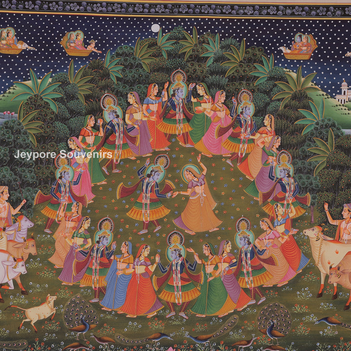Radha &amp; Krishna Enjoying Dance With Gopi&