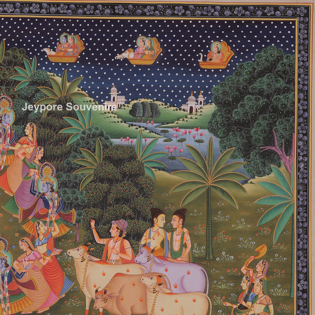 Radha &amp; Krishna Enjoying Dance With Gopi&